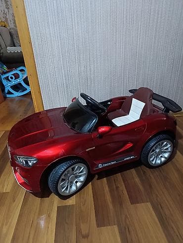 Детские электрокары: Uşaq elektro-maşını – qırmızı rəngli sport kabriolet dizaynı.Hec bir — 3