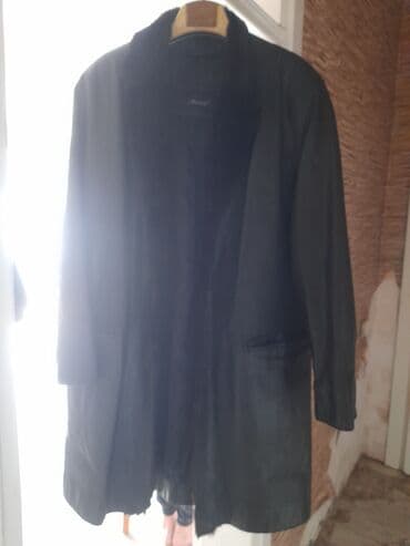 женские кожаные косухи: Qara dəri palto - Material: yumşaq qara dəri - Uzunluq: dizüstü/orta — 2