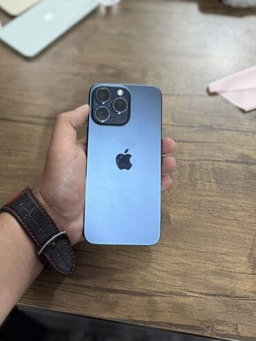 Apple iPhone: IPhone 15 Pro Max, 512 GB, Blue Titanium, Zəmanət
