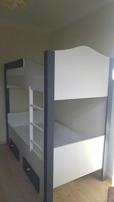 mebel shkaf: Для девочки и мальчика, Новый, Кровать, С выдвижными ящиками, Ламинат — 4