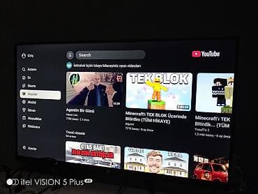 550 azn alinib 400 azn satlir OnX televizor, böyük ekranlı smart TV