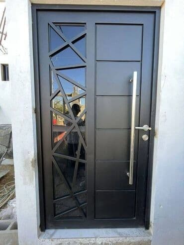 yazda qapi: Mənzil üçün Yeni Giriş qapısı Zamok ilə, Zəmanətli, Pulsuz quraşdırma, Rayonlara çatdırılma — 9