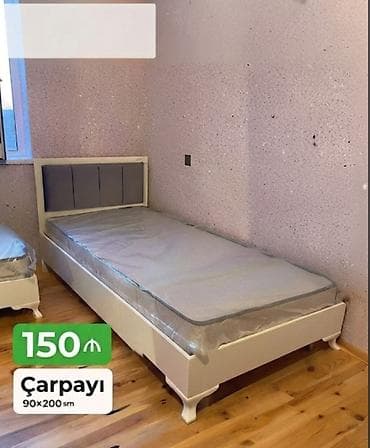 Yeni, Təknəfərlik çarpayı, Bazasız, Matras ilə, Siyirməsiz, Azərbaycan