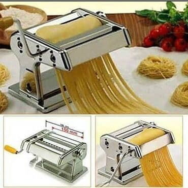 ərişdə: Əriştə makaron maşını Bu maşınla həm əriştə, həm də düz spagetti — 1