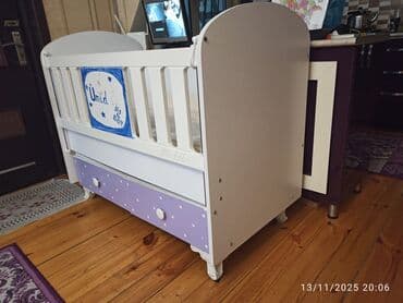 usaq ucun sekiller: Oğlan üçün, Dördbucaq, Beşik, Matras ilə, Yellənmə mexanizmsiz — 2