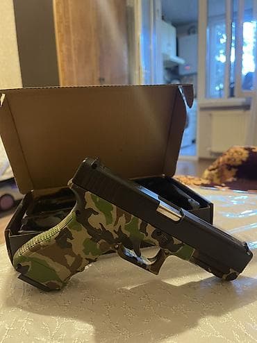 oyuncağ: Məhsul: Glock 18 (9x19) tərzində kamuflyaj dizaynlı pnevmatik/airsoft — 1