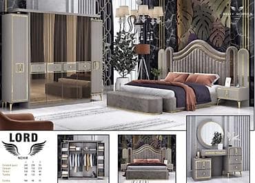 set mebel: İkinəfərlik çarpayı, Dolab, Termo, Tumba, Yeni — 1