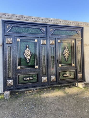 Yeni Dəmir Həyət darvazası, Yana açılan, 350 m, Mexaniki, Qapı ilə, Kredit var, Ödənişli quraşdırma, Ünvandan götürmə, Ödənişli çatdırılma, Rayonlara çatdırılma