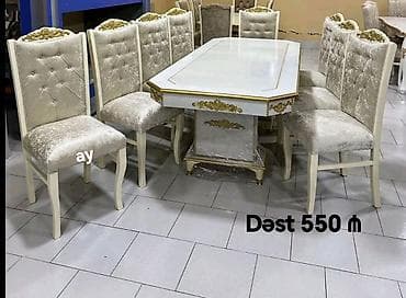 Qonaq otağı üçün, Açılmayan, 6 stul lalafo.az -da Qonaq otağı üçün, Açılmayan, 6 stul