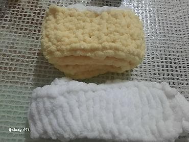 Yumuşaq plyuş ipdən (chenille) toxunmuş əl işi bant/çətir-başı. biri lalafo.az -da Yumuşaq plyuş ipdən (chenille) toxunmuş əl işi bant/çətir-başı. biri