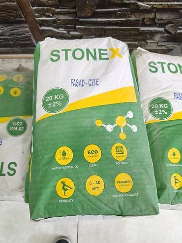 STONEX Fasad C2TE yapışdırıcısı – keramika və daş üzlüklər üçün — 1
