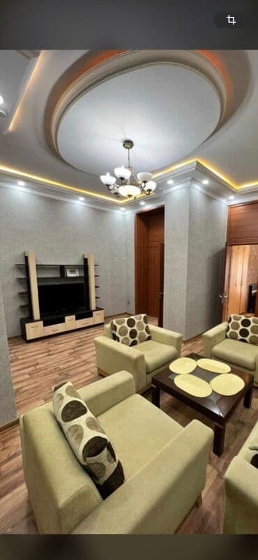 sarayda kiraye: Tam mebellı mənzil – geniş və işıqlı - Zövqlə dizayn edilmiş zal — 2