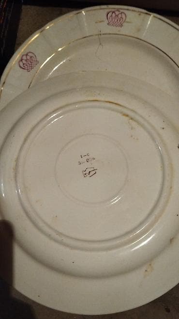 qara it sekilleri: Boşqablar, rəng - Ağ, Farfor — 2