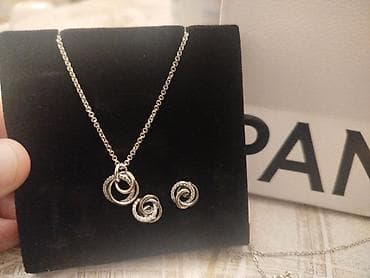 Dəstə daxildir: Sırğa, Pandora, Gümüş, 925 Əyar — 3