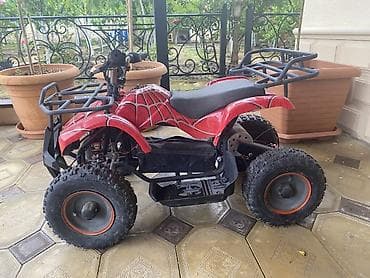 stacktrack oyuncaq dəsti: Uşaq elektrik ATV-si – qırmızı “hörümçək toru” naxışlı Xüsusiyyətlər — 2