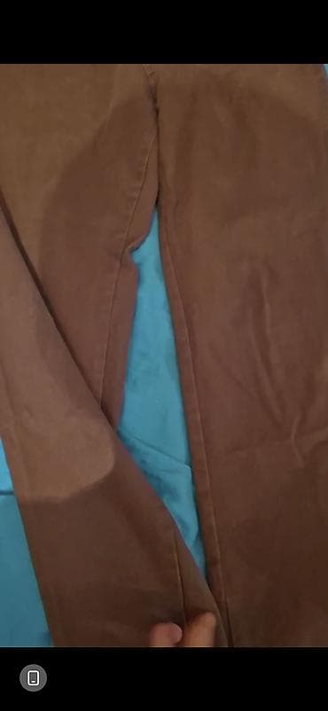 Qəhvəyi rəngli klassik kəsimli salvar 2 defe geyinilib ml olcu