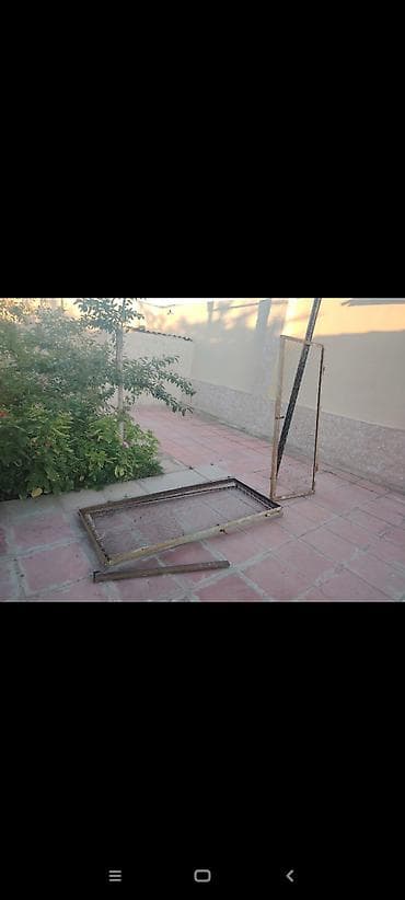 qapi ucun setkalar: Metal tor və profildən hazırlanmış bağ-qapı və hasar panelləri - — 2