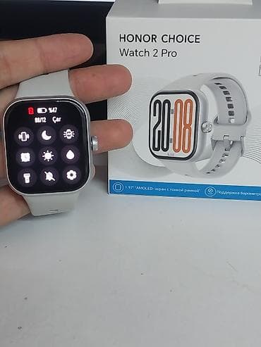honor smart: Honor Choice Watch 2 Pro ağıllı saat - 1.97" AMOLED ekran, incə — 3