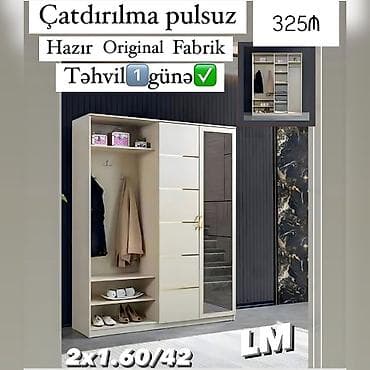 DƏHLİZ DOLABI FABRİK İSTEHSALI Qiymət : 325₼ Mebellərimiz