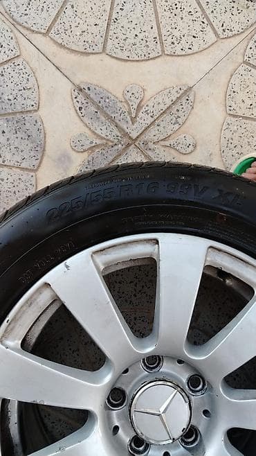 r16 bmw: İşlənmiş Disk təkər Mercedes-Benz 225 / 55 / R 16, 5 Boltlu — 4