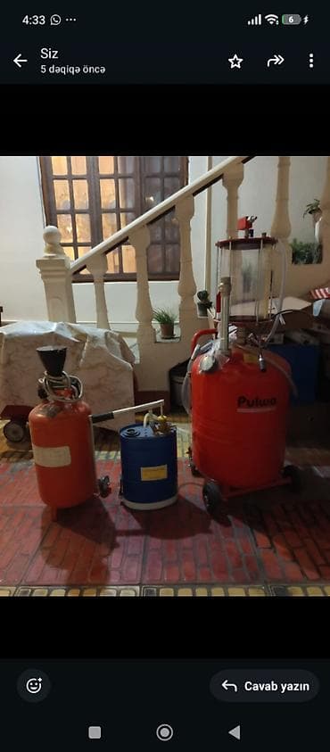 Videoreqistratorlar: Servis avto yağlama avadanligi təzə işlənməyib komplekdi — 2