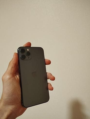 IPhone 11 Pro, 256 GB, Midnight, Simsiz şarj, Face ID