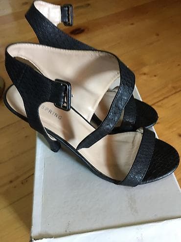 Ботинки и ботильоны: Размер: 37, цвет - Черный, Б/у — 3