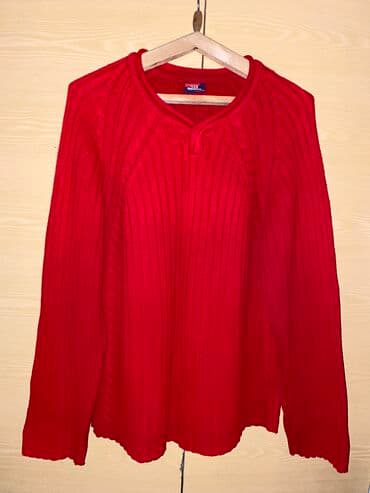 розовые мужские кофты: Kisi sviterleri qirmizi rengde Veziyyetleri eladir Razmer — 5