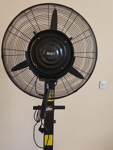 sekil ceken: MİST FAN – MFM‑S26 model - Tip: Su dumanlı (mist) ayaqlı fan - — 2