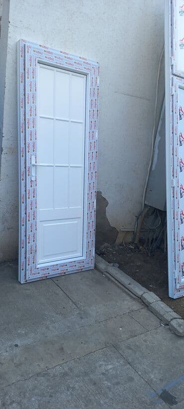 plastik qapi pencere qiymeti: Yeni Plastik qapı Zamok və çərçivə ilə, Zəmanətli, Pulsuz quraşdırma, Pulsuz çatdırılma — 39