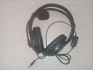 klavyatura komputer: Qulaqlıq-mikrofon dəsti - Növ: Üstündən taxılan (over-ear) simli — 3