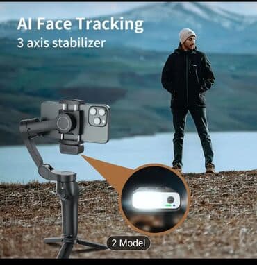 стедикам для телефона: Smartfonlar üçün nəzərdə tutulmuş bu stabilizator, AI üz izləmə və 3 — 4