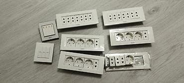 Qapılar və aksessuarlar: Panasonic və Schneider Electric modul tipli elektrik aksesuarları — 1