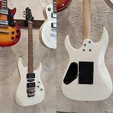 gitara simləri: Elektro-gitara Smiger S-G5 WH Simlərin sayı: 6 Üst: Cökə ağacı Qol — 1