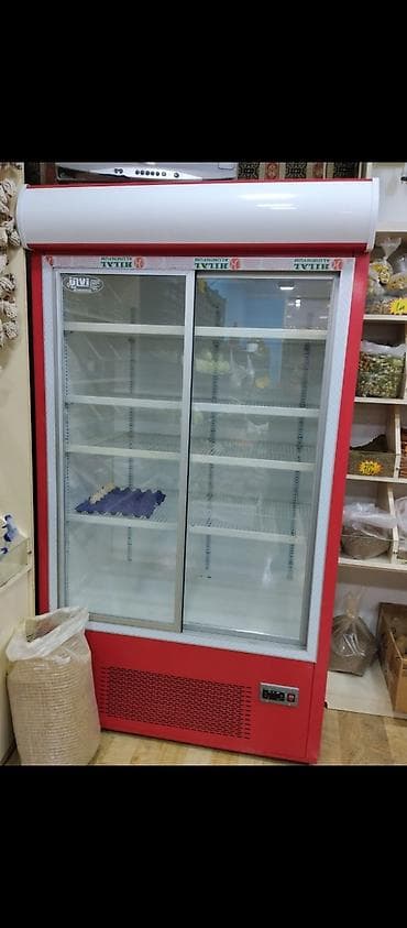 Mağaza vitrinli soyuducu - İkiqat sürüşən şüşə qapı – məhsulların