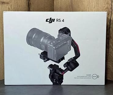 DJI RS 4 kamera stabilizatoru - 3 oxlu professional handheld gimbal -