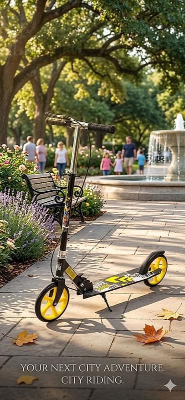 Самокаты: Premium qatlanan skuter – City Riding seriyası Şəhər gəzintiləri üçün — 2