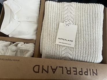 Kombinezonlar: Nipperland körpə dəsti – krem/şıx krem rəngdə toxunma kolleksiya — 4