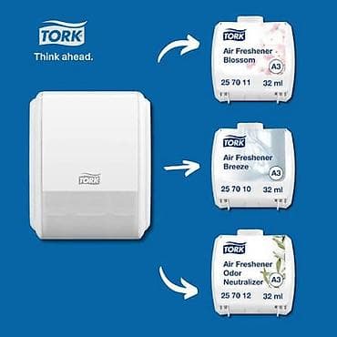 hava çəni: Tork sabit hava təravətləndirici sistemi Məhsul: Tork divara — 1