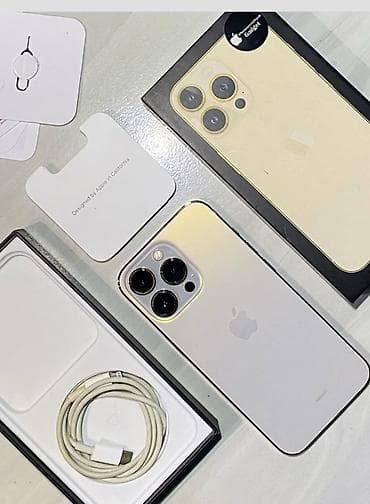 iphone x face id: IPhone 13 Pro, 128 GB, Qızılı, Zəmanət, Kredit, Simsiz şarj — 2