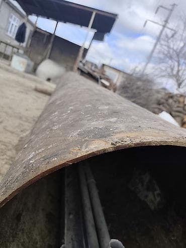 suvarma borulari: Məhsul: Polad yarım boru (kəsilmiş iri diametrli boru — 1