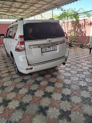 Avtomobil satışı: Toyota Land Cruiser Prado – ağ rəngli, avtomatik transmissiya ilə tam — 6