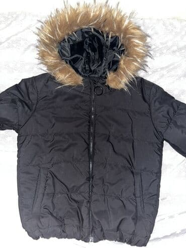 qış üçün kapüşonlu qadın gödəkçələri: Puxovik kurtka, L — 1