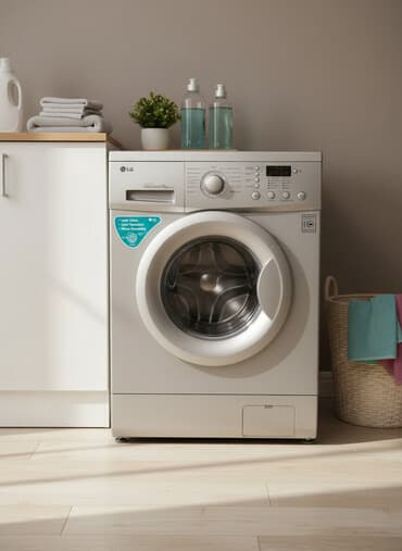 təraş maşını: Paltaryuyan maşın LG, 6 kq, Avtomat, Qurutma var, Kredit yoxdur, Ödənişli çatdırılma — 1