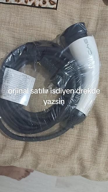 Elektromobil üçün şarj kabeli - Tip: AC şarj kabeli - Başlıq: Type 2