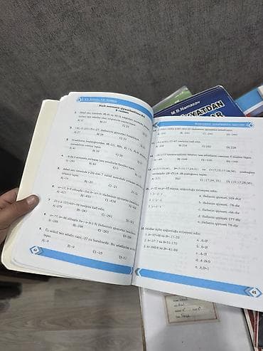 8 ci sinif kitabları: Məhsul: Riyaziyyatdan Çalışmalar – 6-cı sinif Müəllif: M.B. Namazov — 4