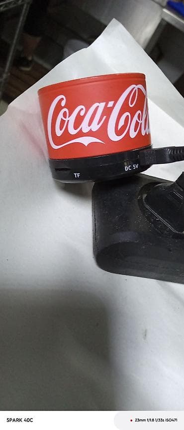 piyoner kalonka: Coca‑Cola dizaynlı mini portativ dinamik - Kompakt “cola qutusu” — 2