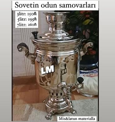Sovet dövrünün Qədimi Tula istehsallı od samovarları✔️ 3Litr lalafo.az -da Sovet dövrünün Qədimi Tula istehsallı od samovarları✔️ 3Litr