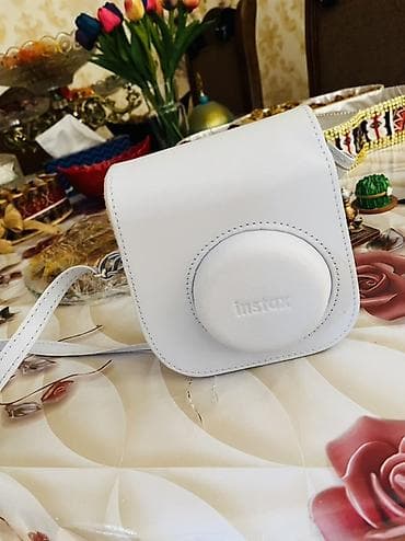 Instax fotoaparat üçün orijinal çanta - Rəng: ağ - Material: süni