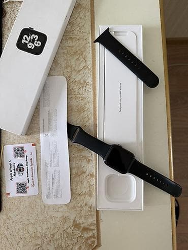 Smart saat, Apple, Sensor ekran, rəng - Qara